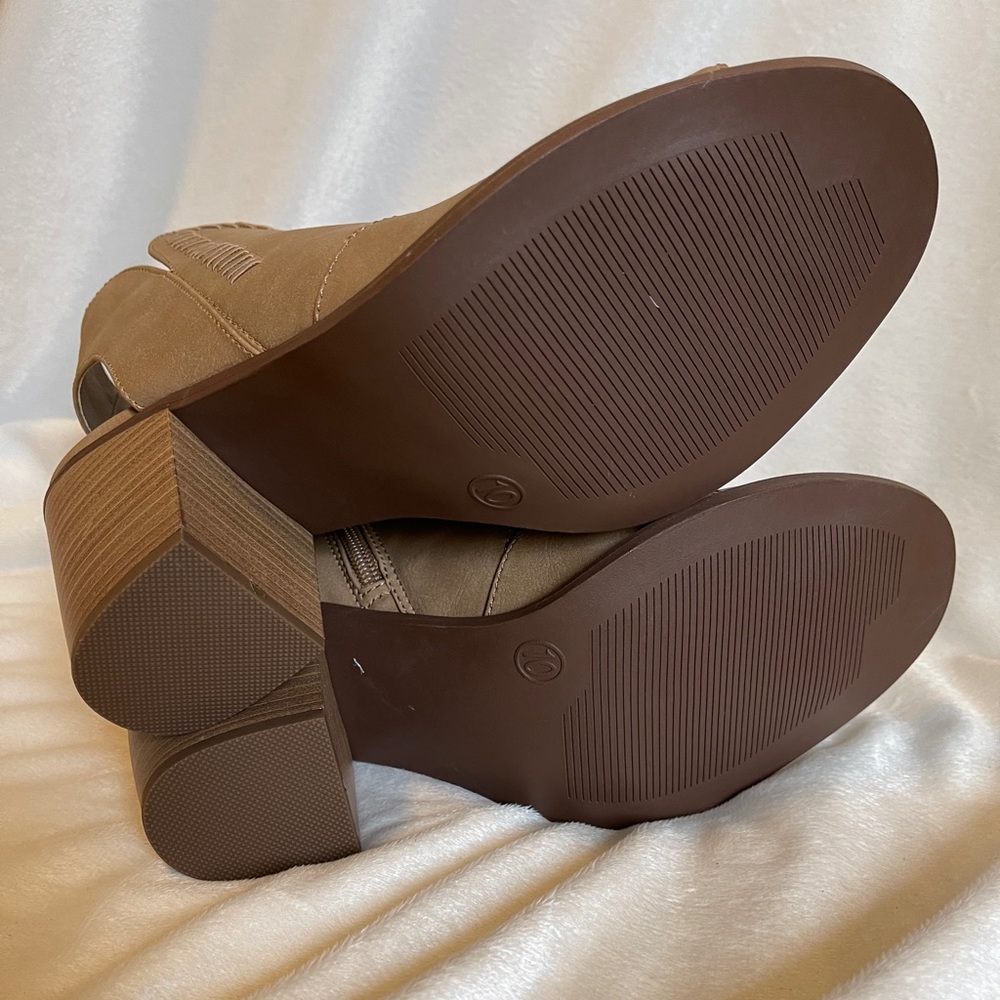 Francesca’s Collection Open Toe Open Back Bootie - image 4